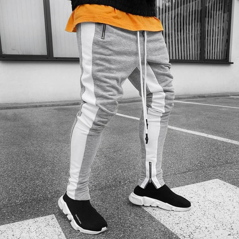 Mens Joggers Casual Pants Fitness Men Sportswear Tracksuit Bottoms Skinny Sweatpants Trousers Black Gyms Jogger Track Pants