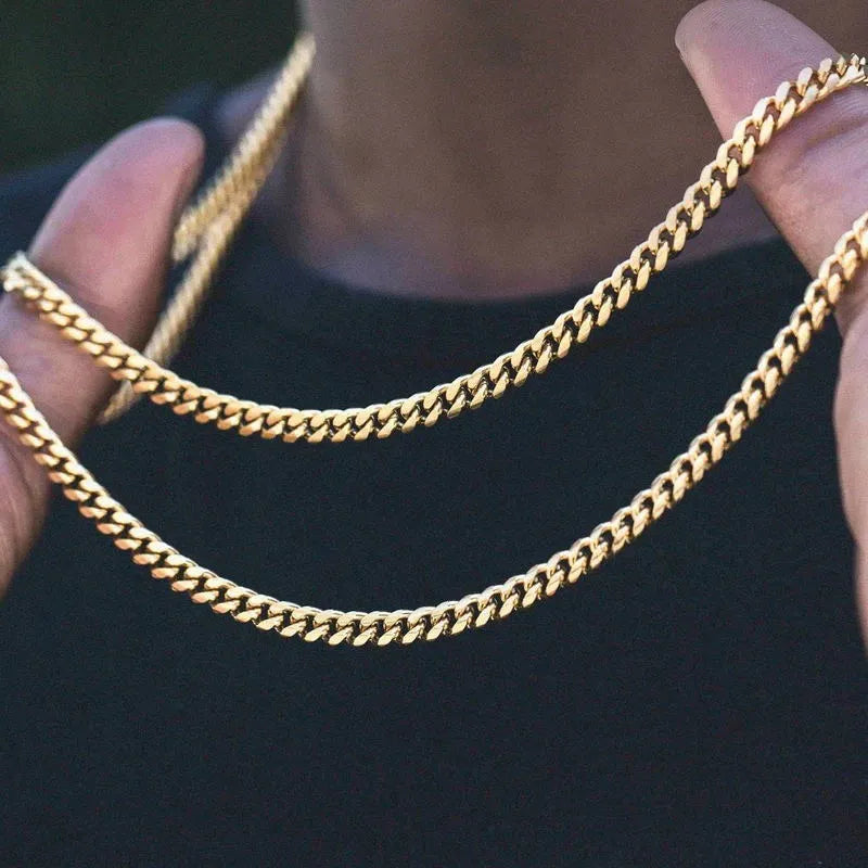 Cuban Chain Necklace for Men Women