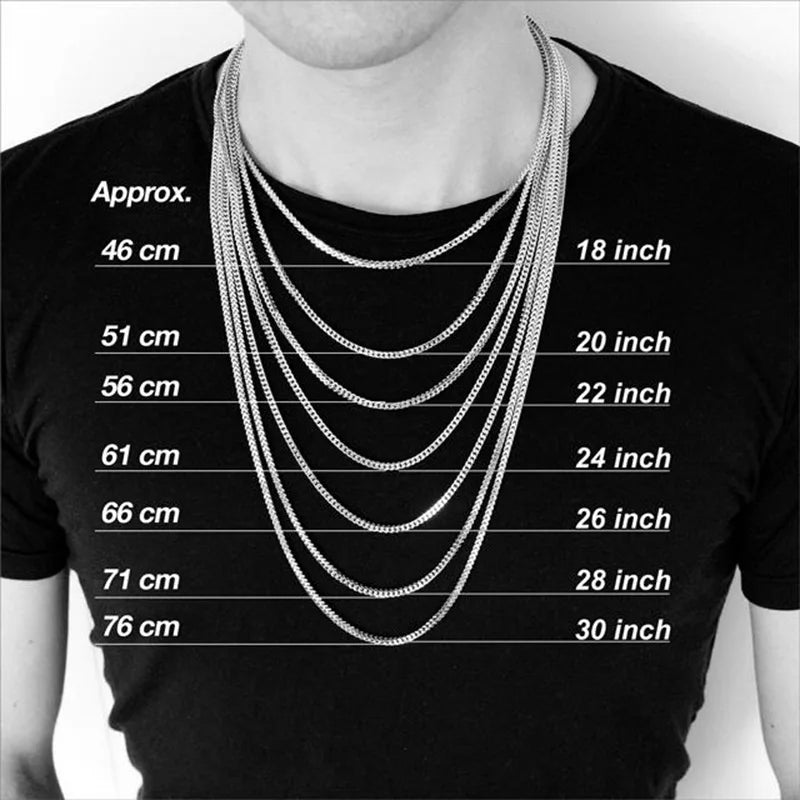 Cuban Chain Necklace for Men Women