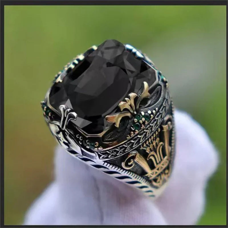 Handmade Turkish Signet Rings for Men