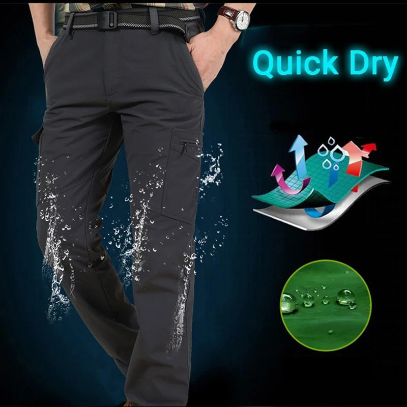 Outdoor Waterproof Tactical Cargo Pants Men