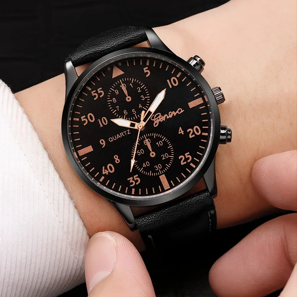 Men Casual Clock Watch