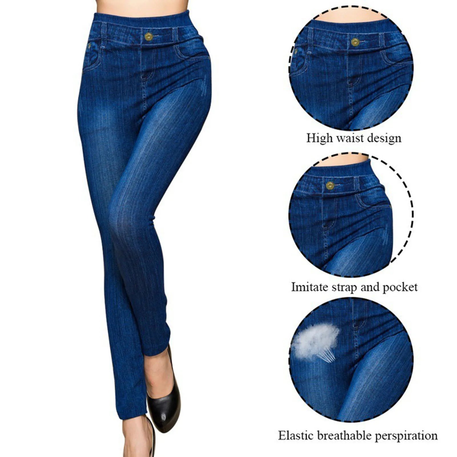 Women Denim Jeans High Waist