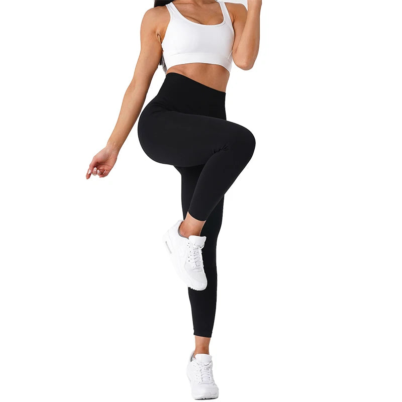 Solid Seamless Leggings Women