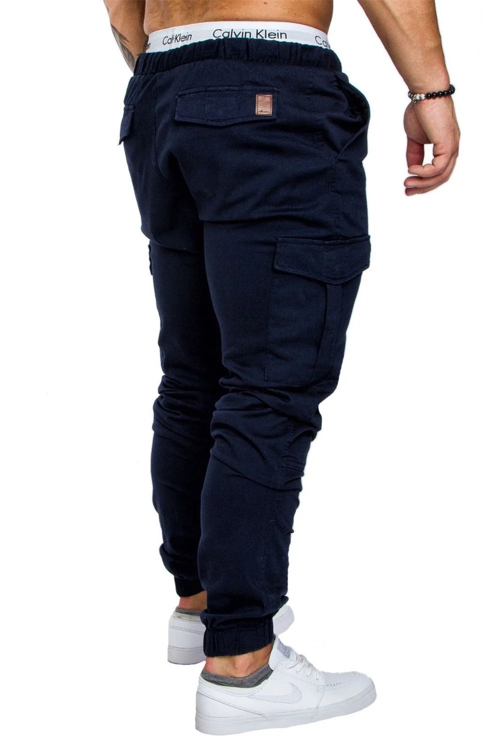 S-5XL New Tooling Multi Pocket Trousers Men's Cargo Pants Woven Fabric Casual Safari Style Joggers Men