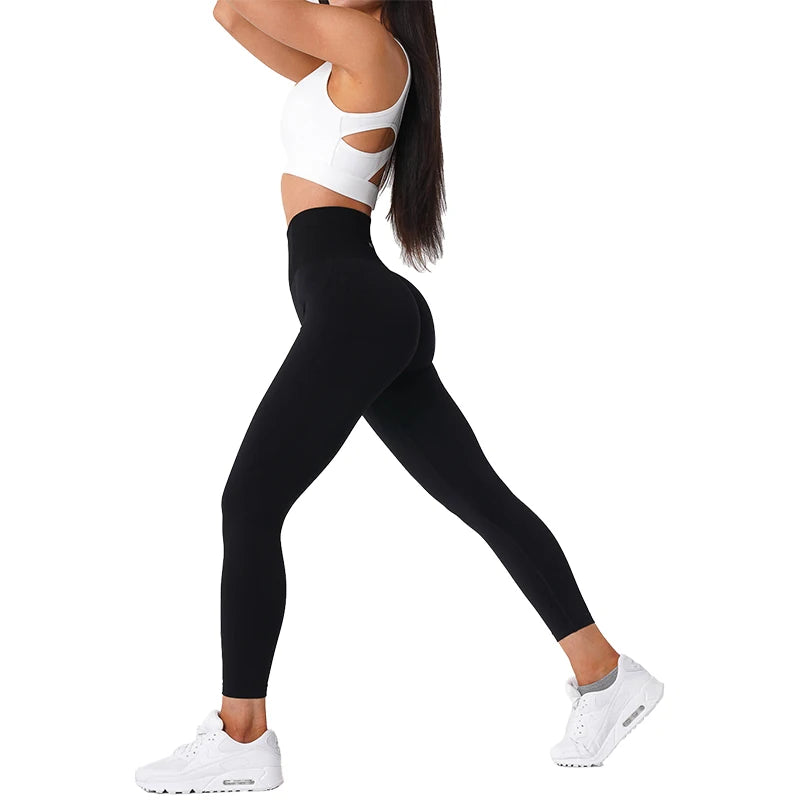 Solid Seamless Leggings Women